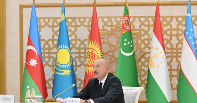 Prezident İlham Əliyev: Nəqliyyat Mərkəzi Asiya dövlətləri ilə Azərbaycan arasında əməkdaşlığın əsas sahələrindən biridir