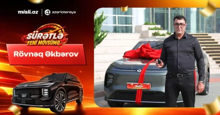 Xəyal etdi, inandı, qazandı — “Sürətlə Yeni Mövsümə” lotereyasının “Changan Q07” qalibi danışdı – VİDEO
