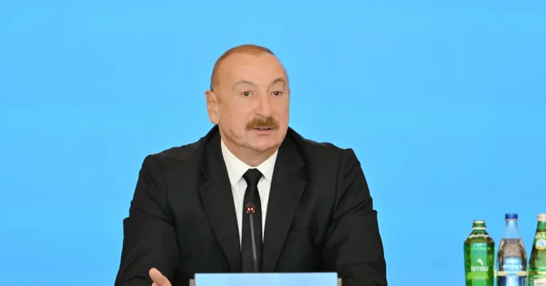 İlham Əliyev: “Bizim hər hansı bir beynəlxalq yardımımız olmayıb”
