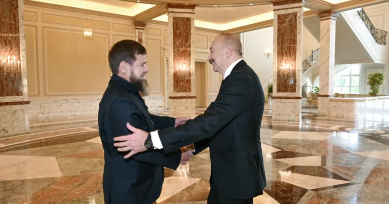 İlham Əliyev Ramzan Kadırovu qəbul edib – Foto