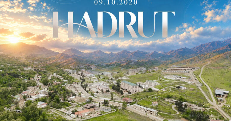 Hadrutun işğaldan azad olunmasından 6 il ötür Hadrutun işğaldan azad olunmasından 6 il ötür